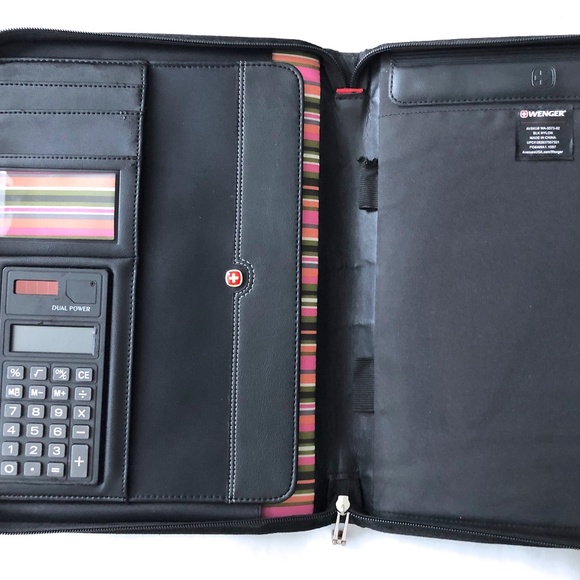 new Wenger Elantra Black Presentation folder - Picture 1 of 4